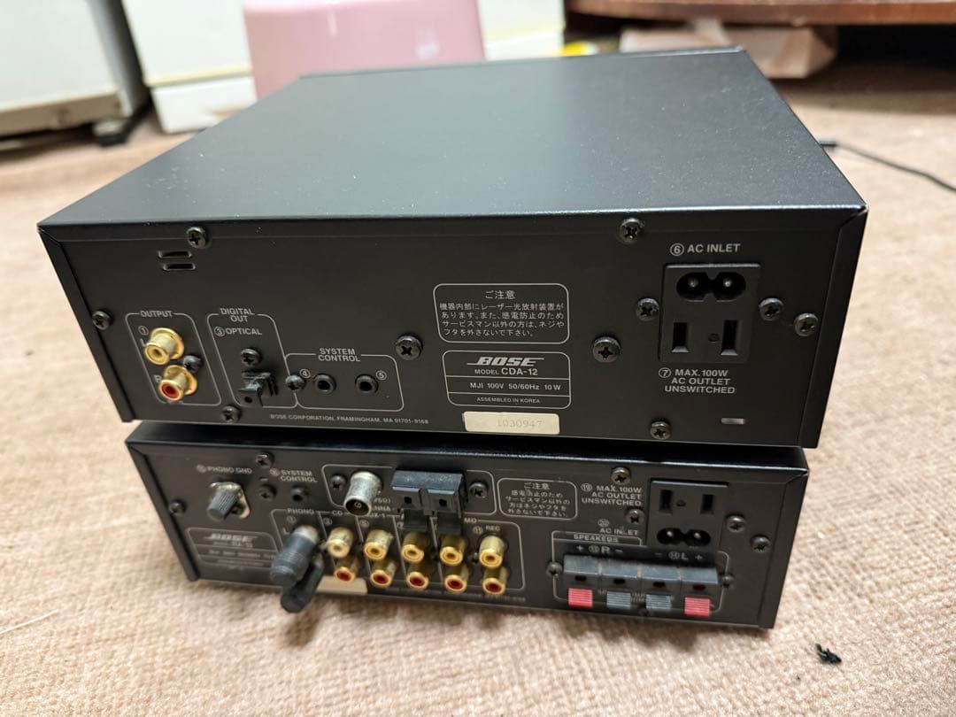 アンプ BOSE RA-12, CDV-12