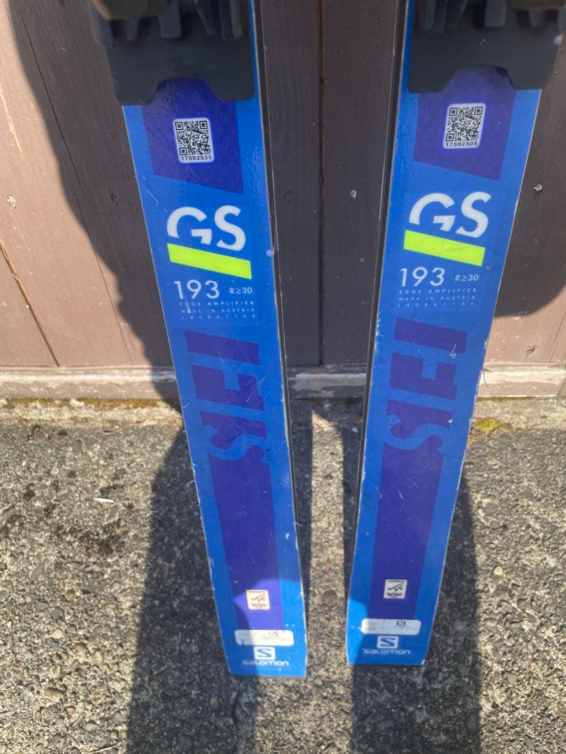 サロモン　193cm スキー板　ビィンディング付き