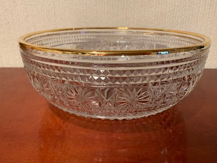 茶道具　義山　平水指　金彩　切子