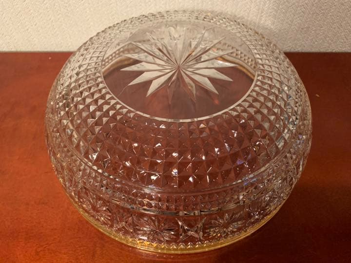 茶道具　義山　平水指　金彩　切子