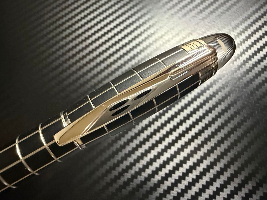 未使用に近い モンブラン スターウォーカー メタルラバー M 中字 万年筆