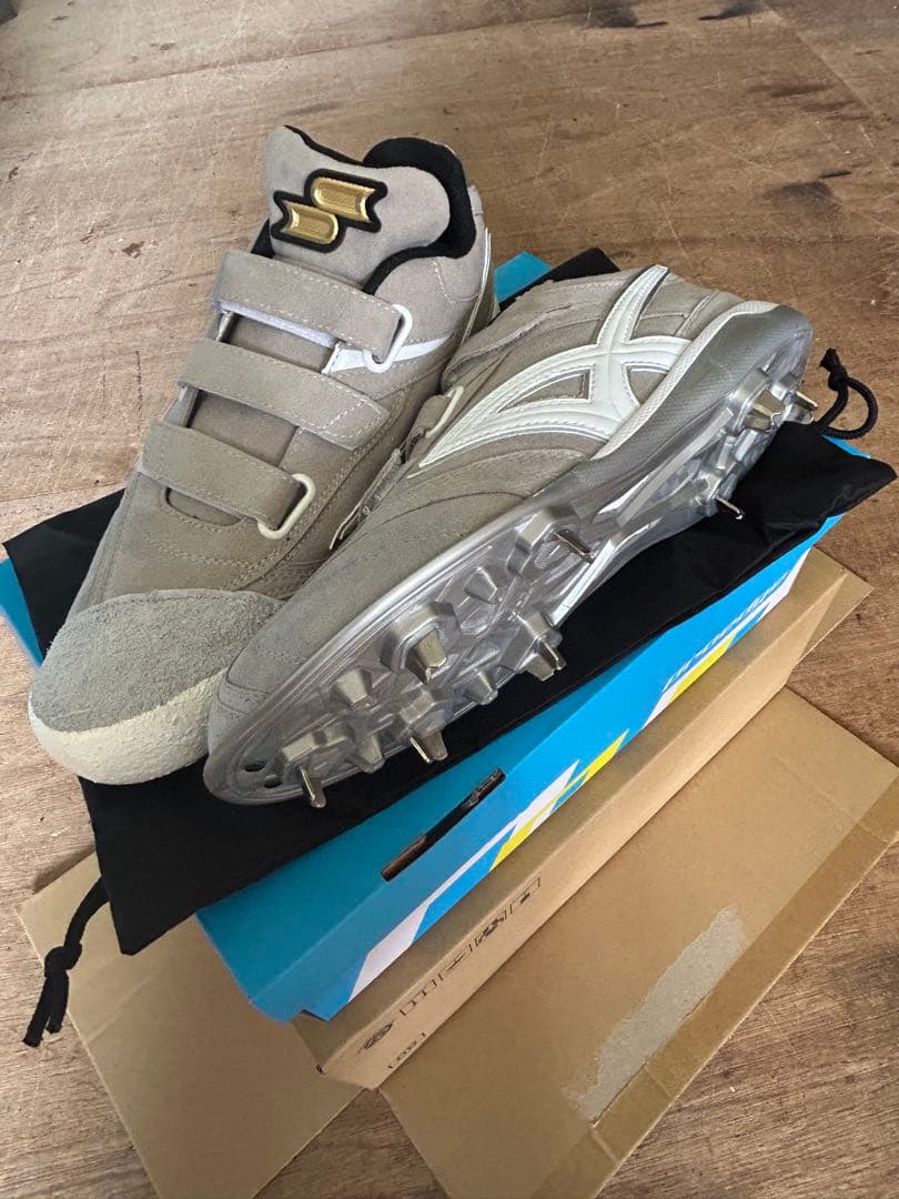 プロエッジ グレー スパイクTT-SW 金具スパイク 26.5センチ