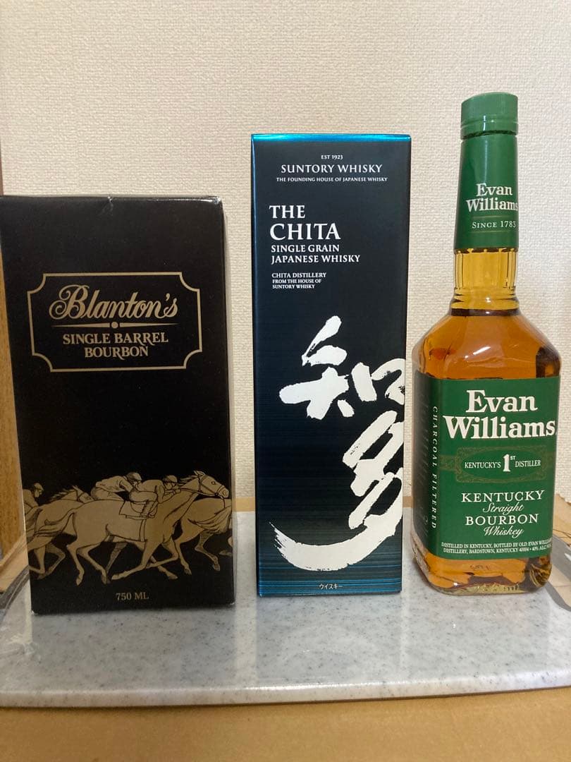 ブラントン ブラック 知多 エヴァン ウイリアムス グリーンラベル 3本セット