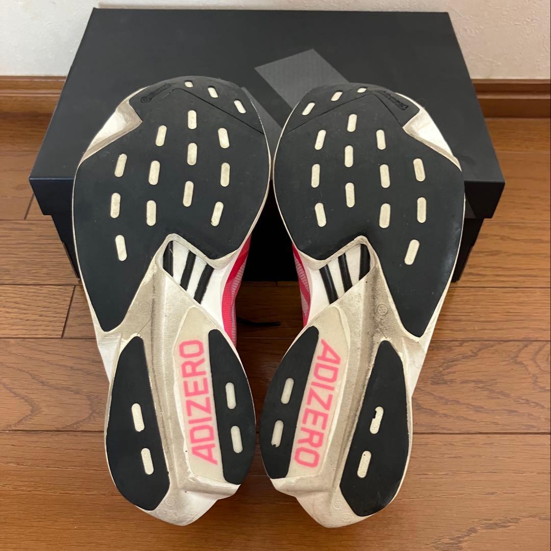 【美品】adidas ADIZERO PRO 3 26.0cm ピンク