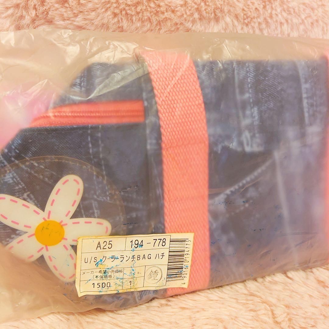 希少レア　ウサハナ　デニム風　クーラーランチバッグ　2004 サンリオ　レトロ