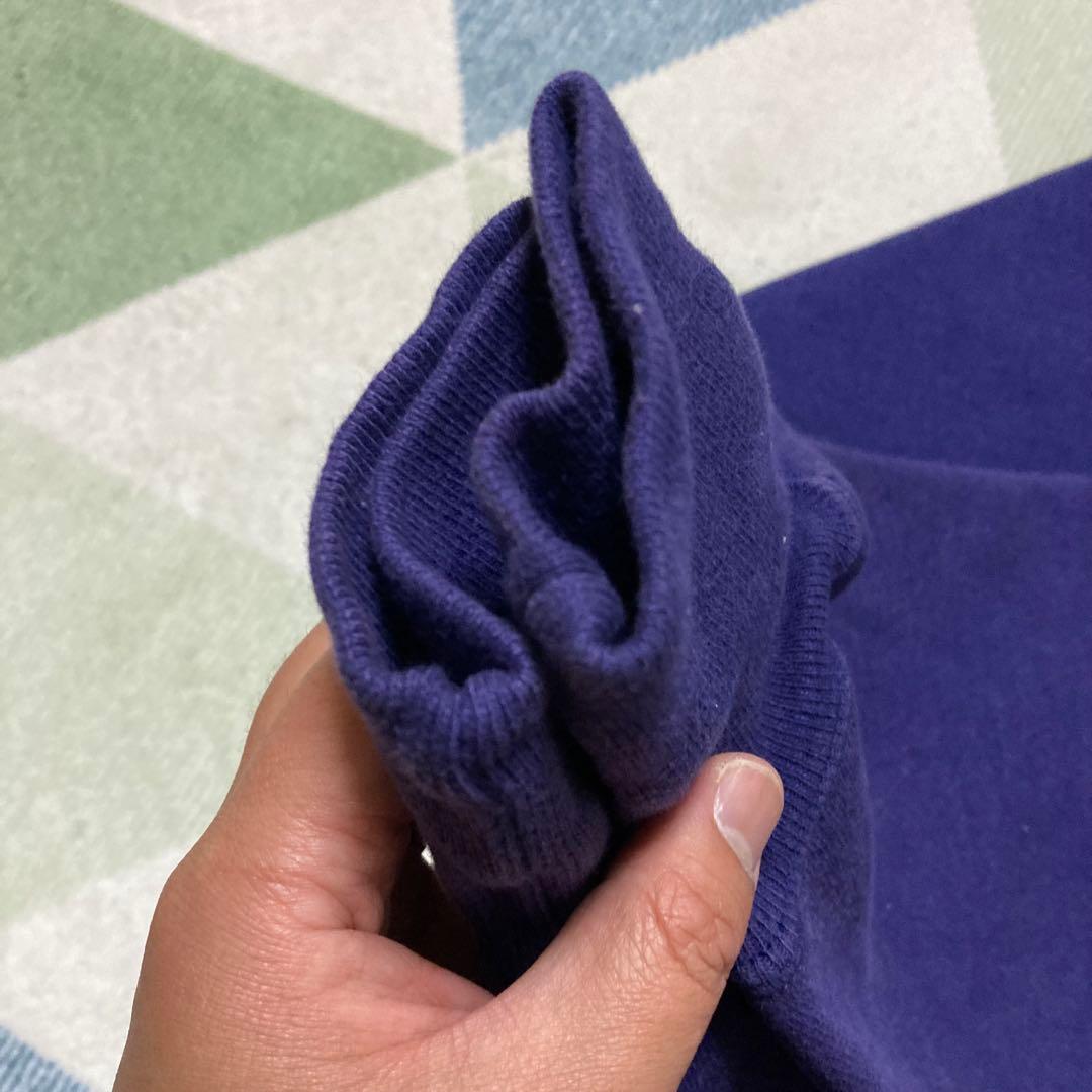 90s Championパープル リバースウィーブ刺繍タグ Lサイズ メキシコ製