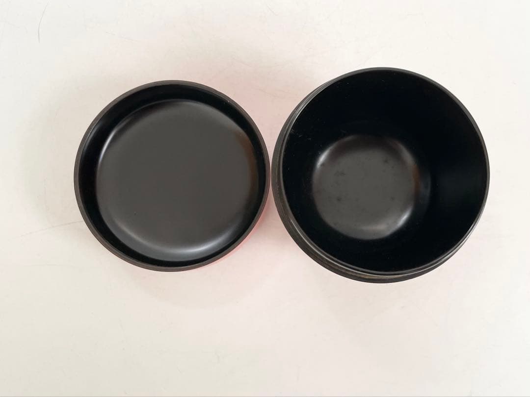 堅地塗師　宗達　漆　朱　刷毛目　棗　根来　共箱　茶道具