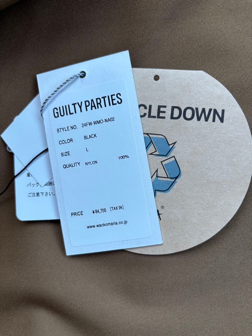WACKO MARIA（ワコマリア） × NANGA（ナンガ） ダウンジャケット