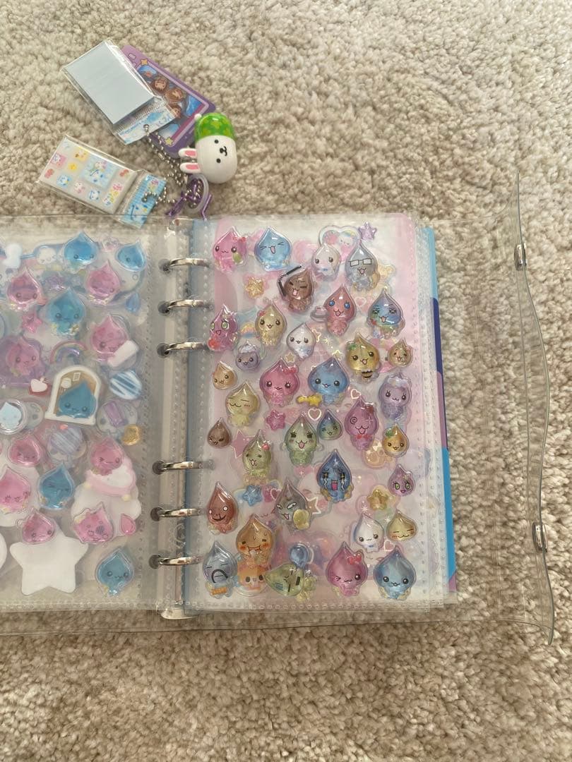 シール帳 完成品 あわわちゃん、しずくちゃんなど平成ボンボンドロップ