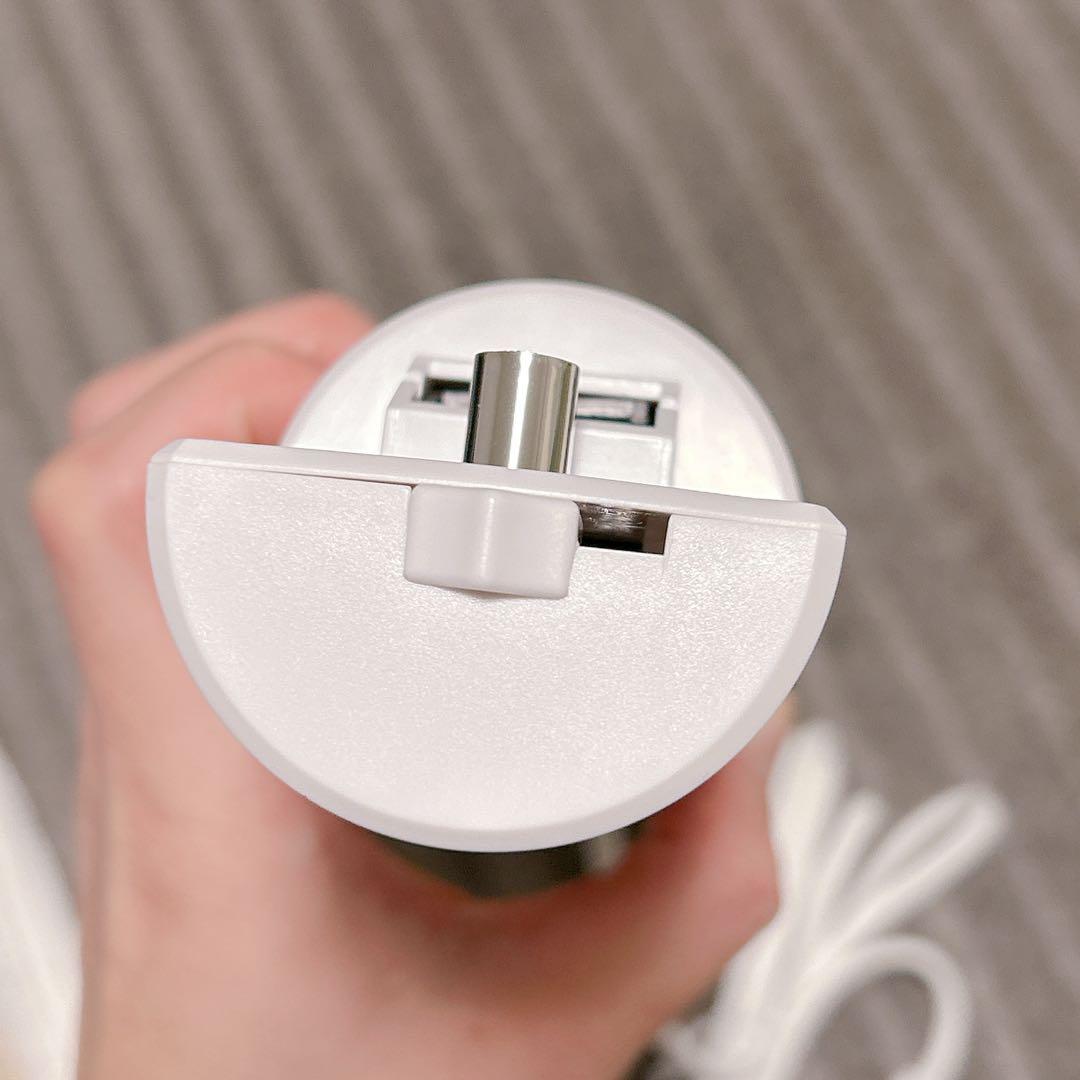 グルーミングヘアドライヤー ペット用ヘアドライヤー ブラシ付き ホワイト