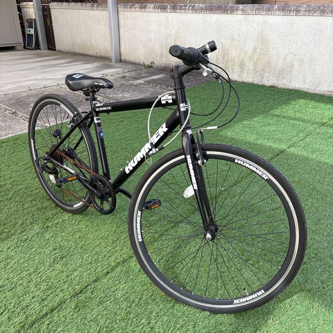 引き取り限定　福岡　HUMMER クロスバイク crb7007s-dk ブラック