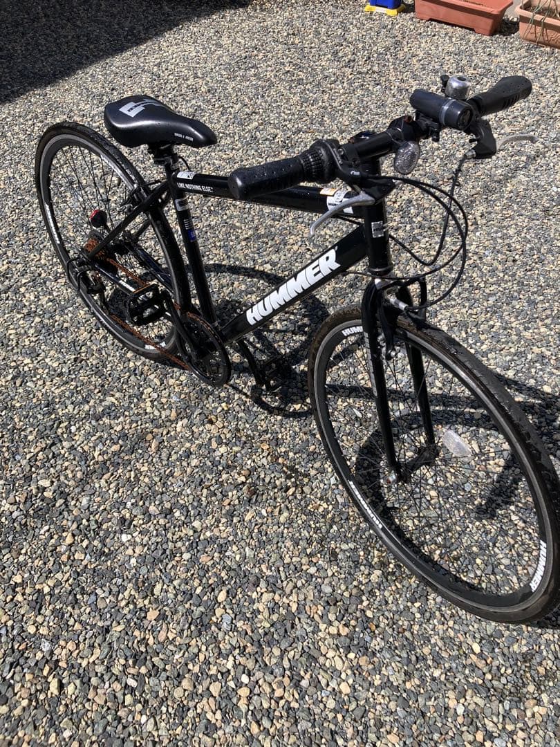 引き取り限定　福岡　HUMMER クロスバイク crb7007s-dk ブラック