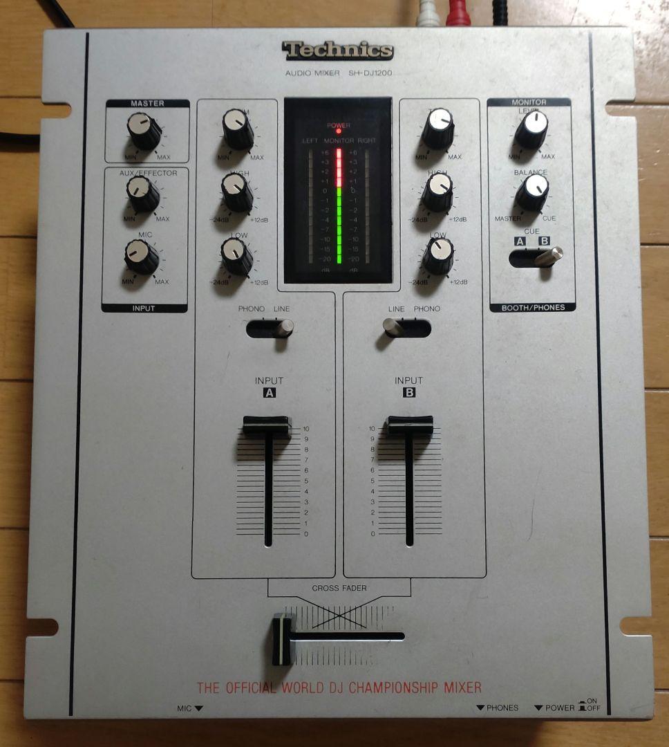 Technics SH-DJ1200 動作確済み　クロスCHフェーダー未使用交換