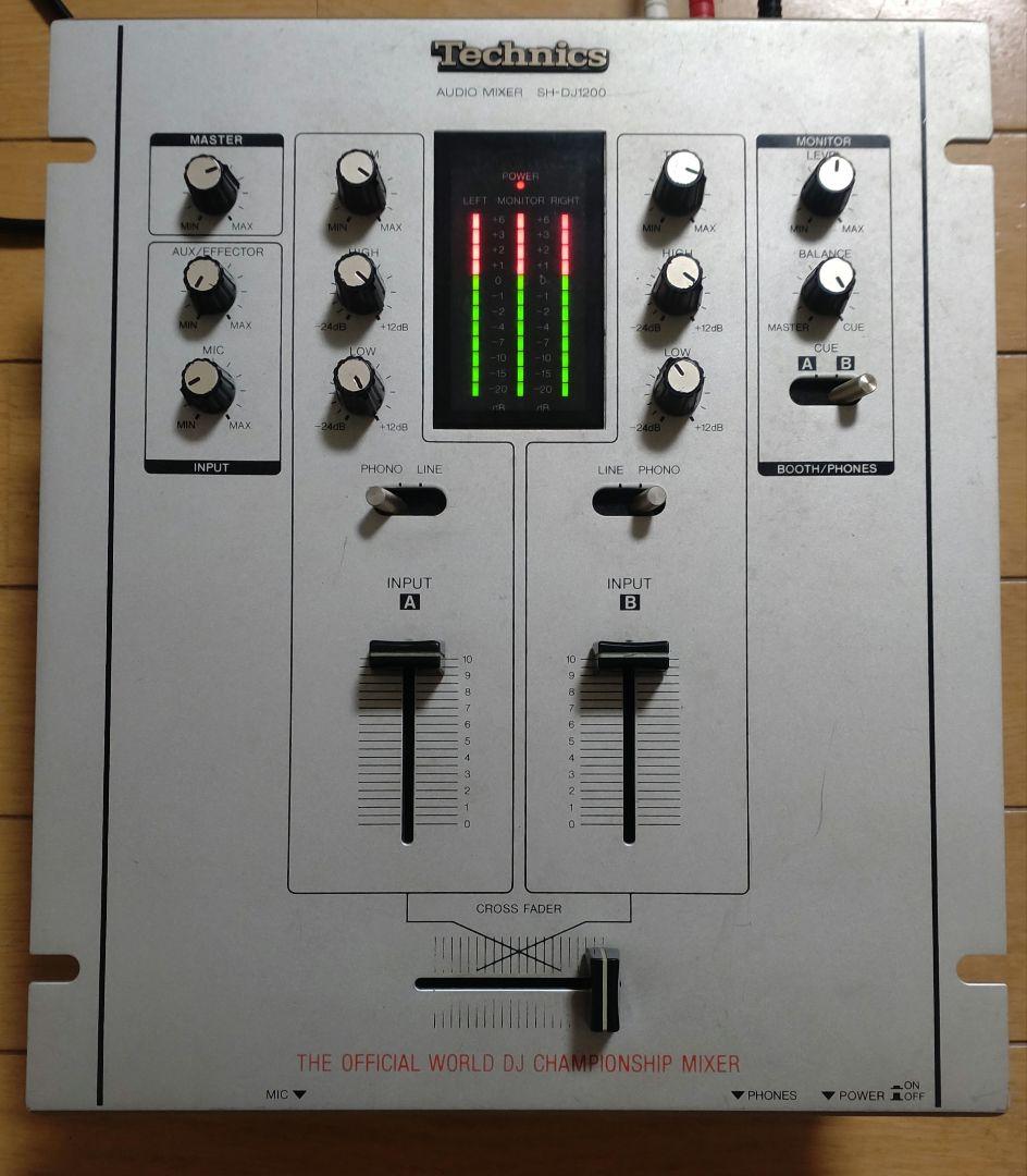 Technics SH-DJ1200 動作確済み　クロスCHフェーダー未使用交換