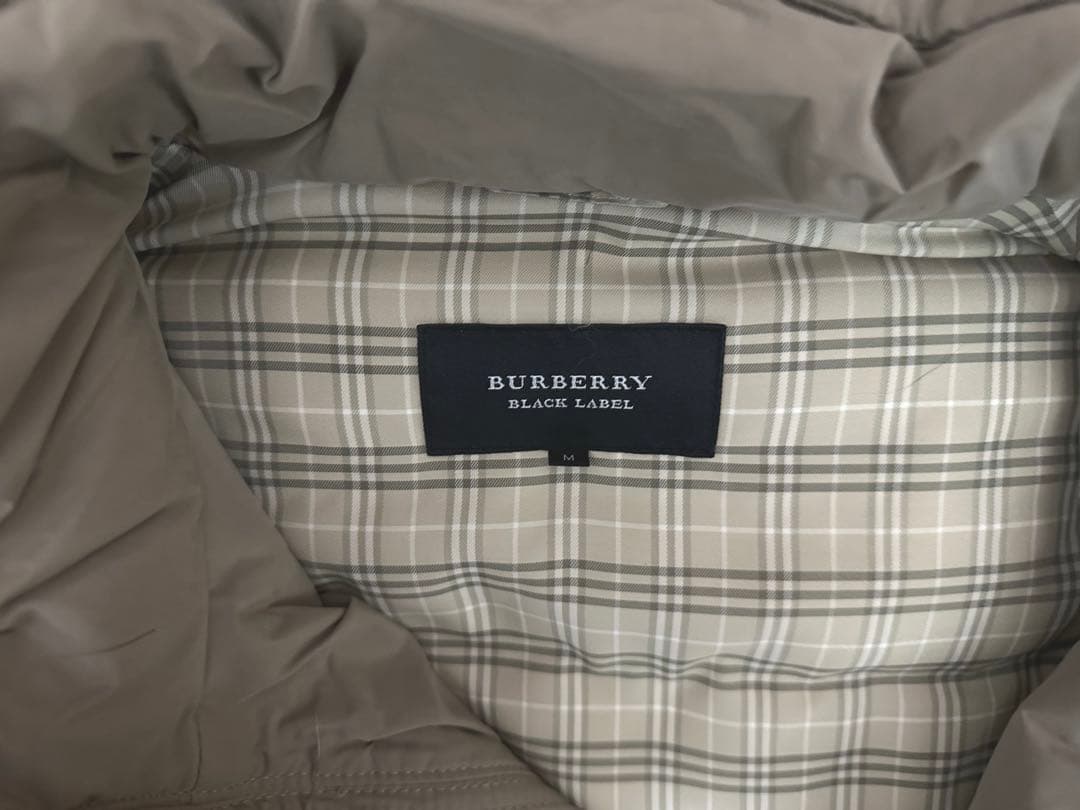 バーバリーブラックレーベル ダウンジャケット Mサイズ