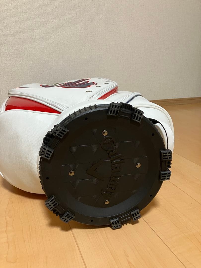 Callaway キャロウェイ キャディバッグ ホワイト/ネイビー/レッド