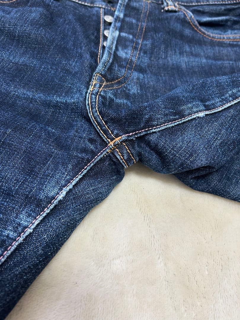 桃太郎ジーンズMOMOTAROJEANS 出陣レーベル デニム