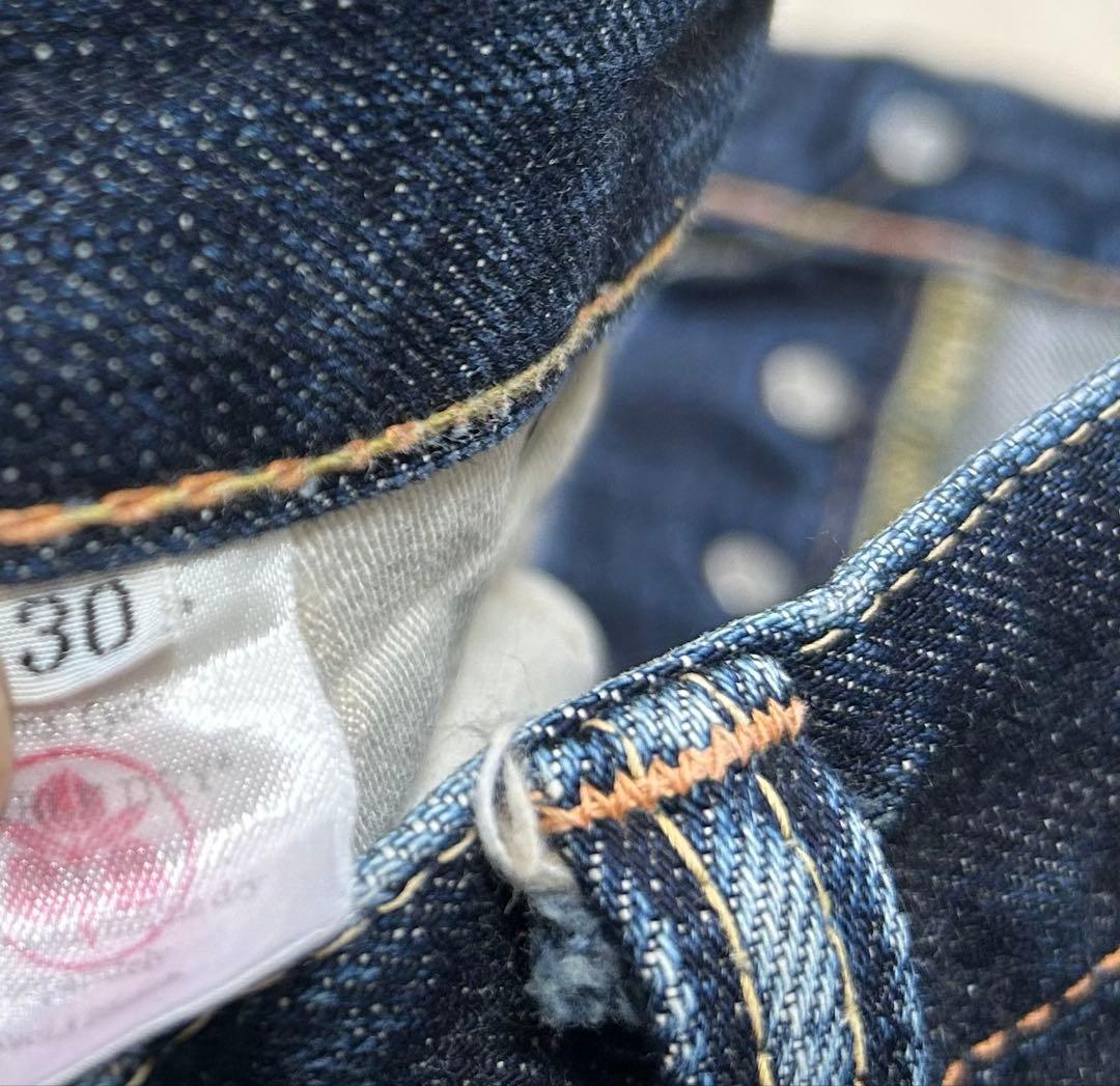 桃太郎ジーンズMOMOTAROJEANS 出陣レーベル デニム