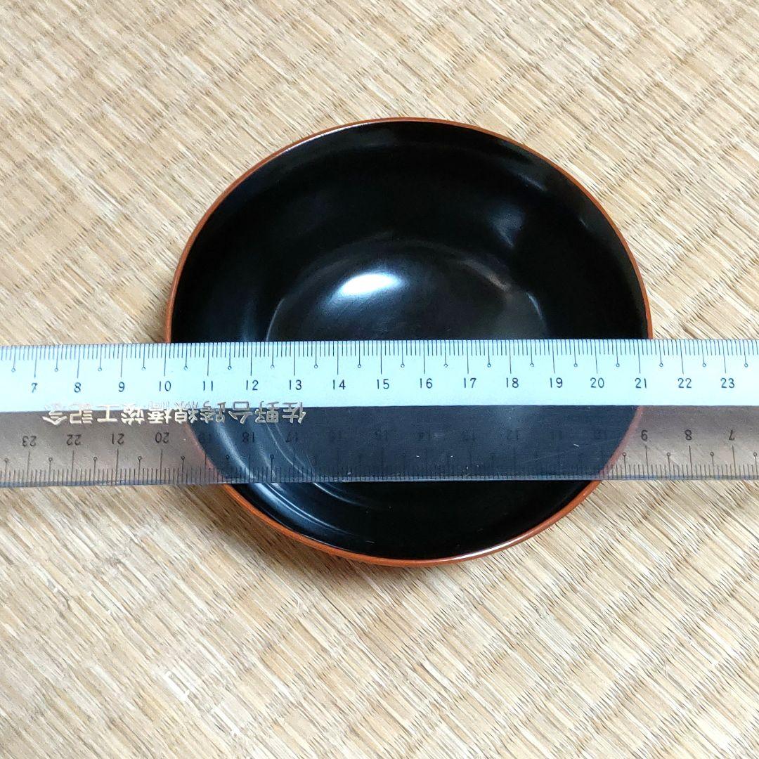 明治期 光琳松 金蒔絵 吸物椀 20客揃 共箱 洗朱 内黒 木製漆器 料亭 懐石