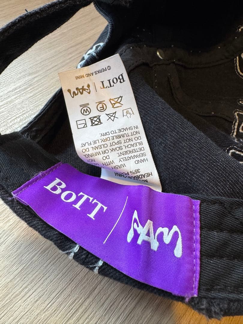 BoTT × PAMブラックベースボールキャップ M