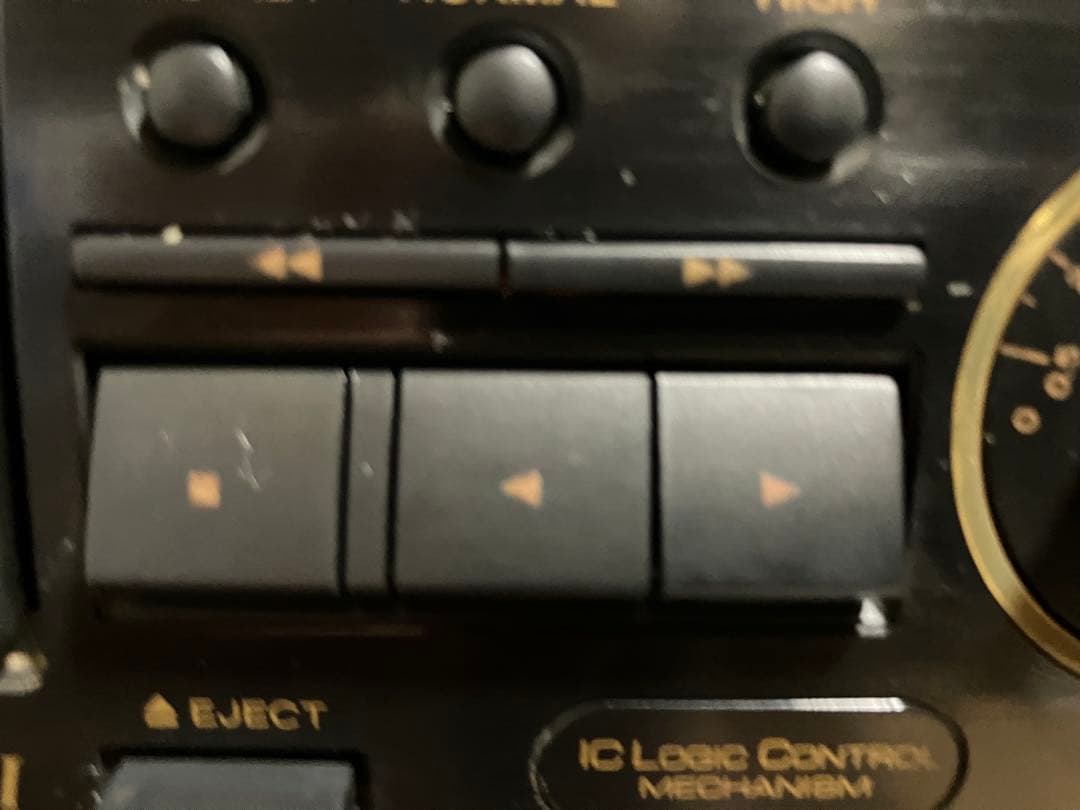 【動作品】TEAC W-790R ダブルカセットデッキ／カセットテープ付き