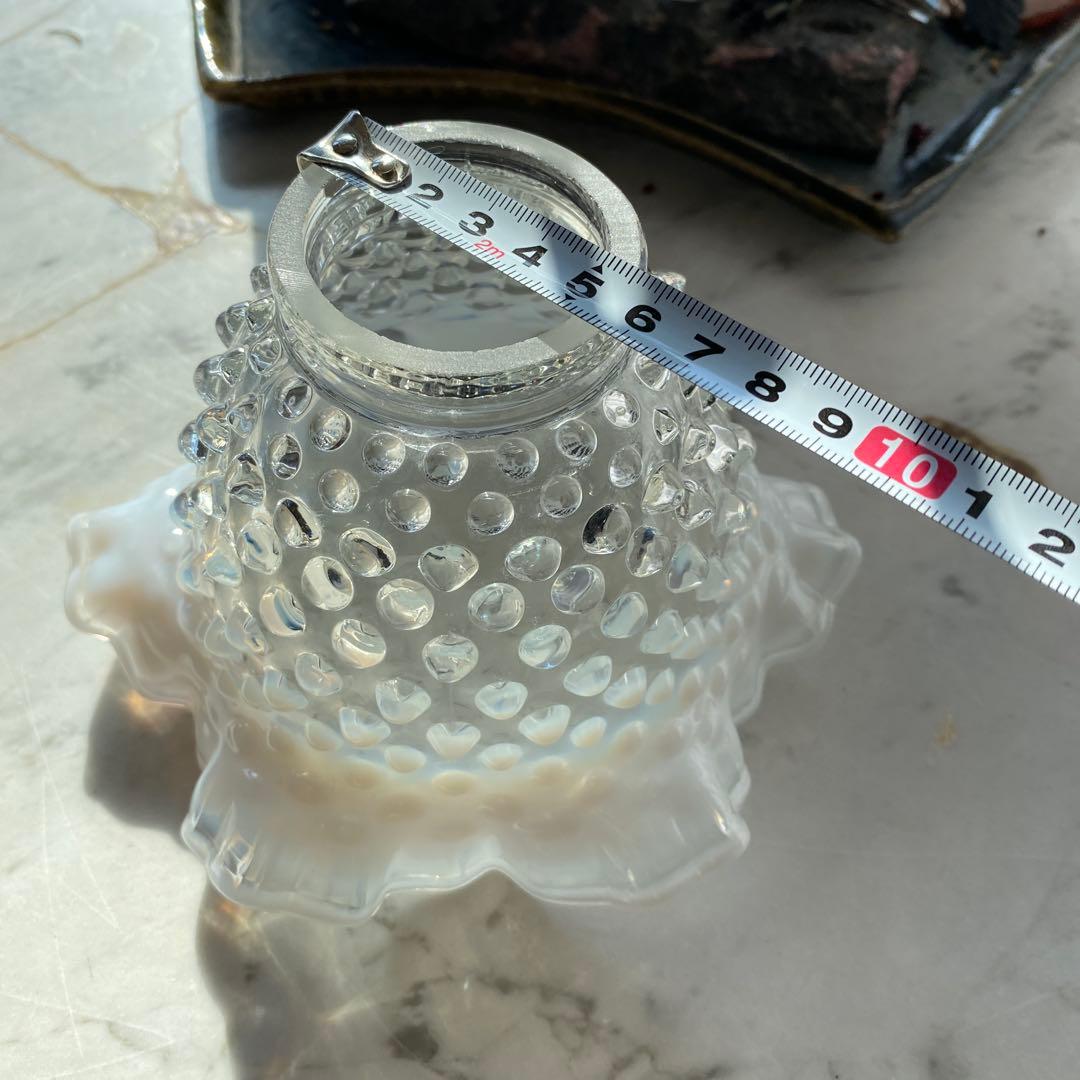 オールドフェントン　オパールセント　ホブネイル　　ガラスシェード