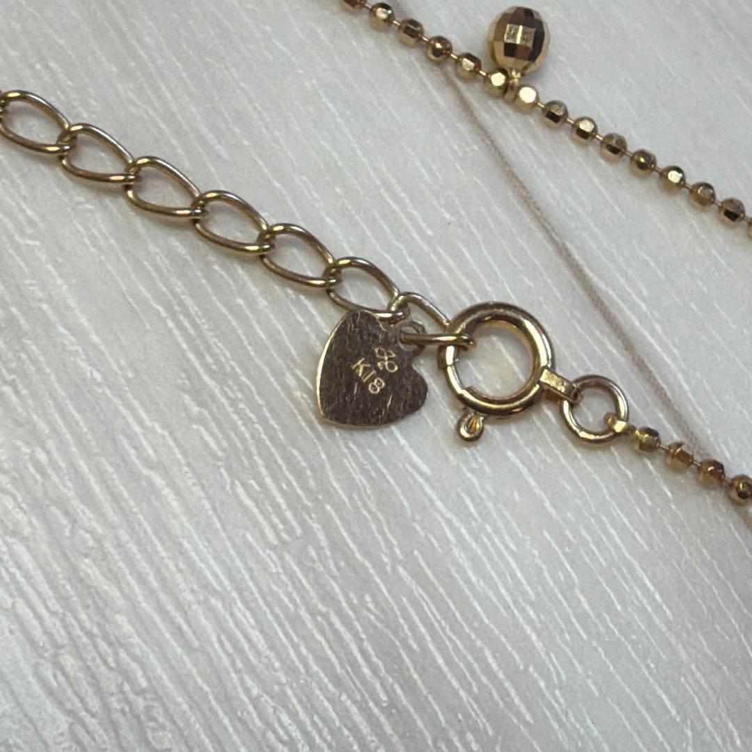 K18 チェーンアンクレット