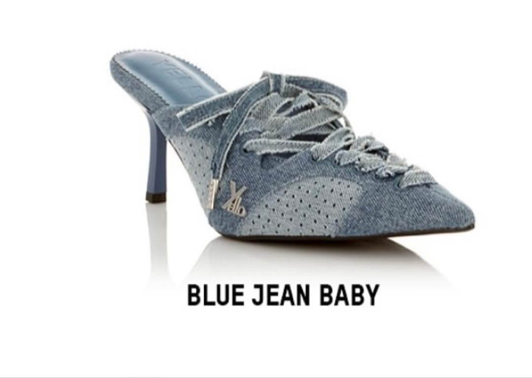 yello ミュール デニム　サンダル