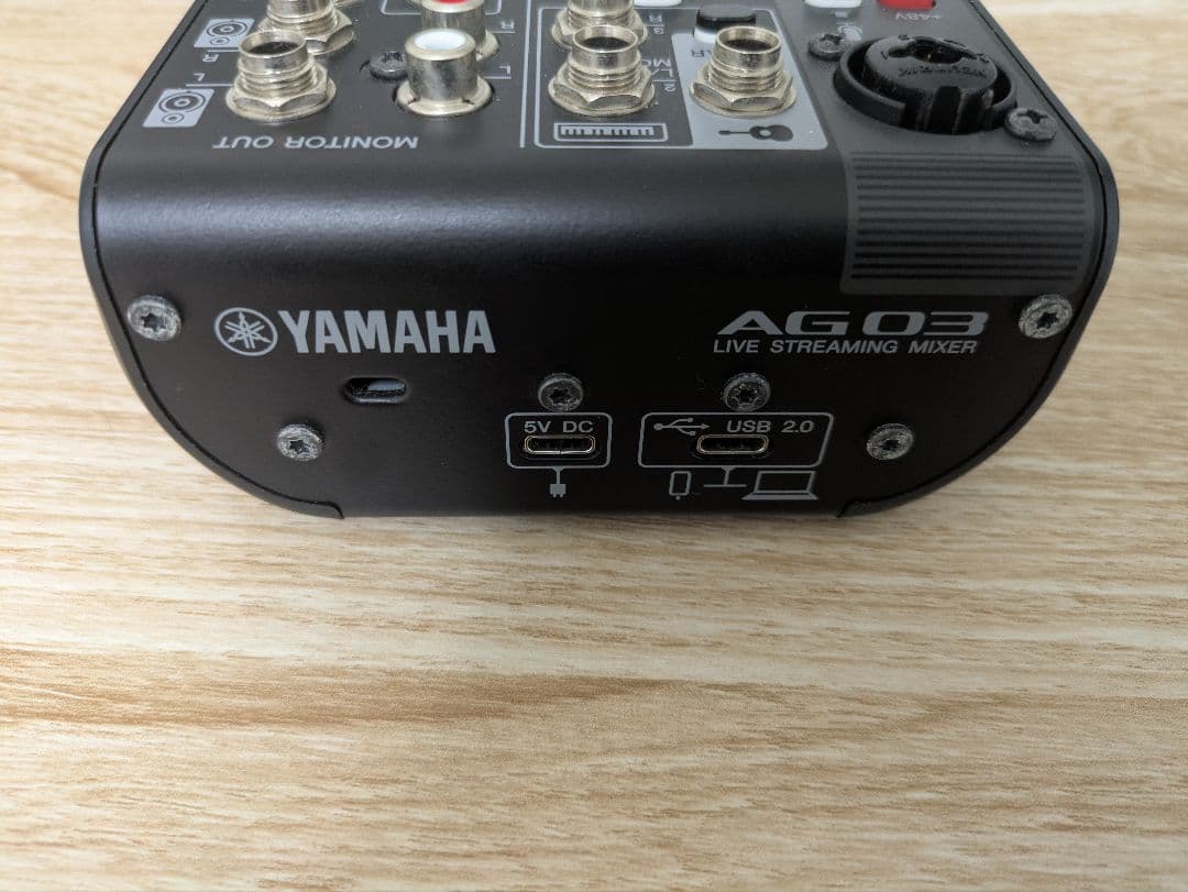 YAMAHA AG03MK2 B オーディオインターフェイス　ブラック