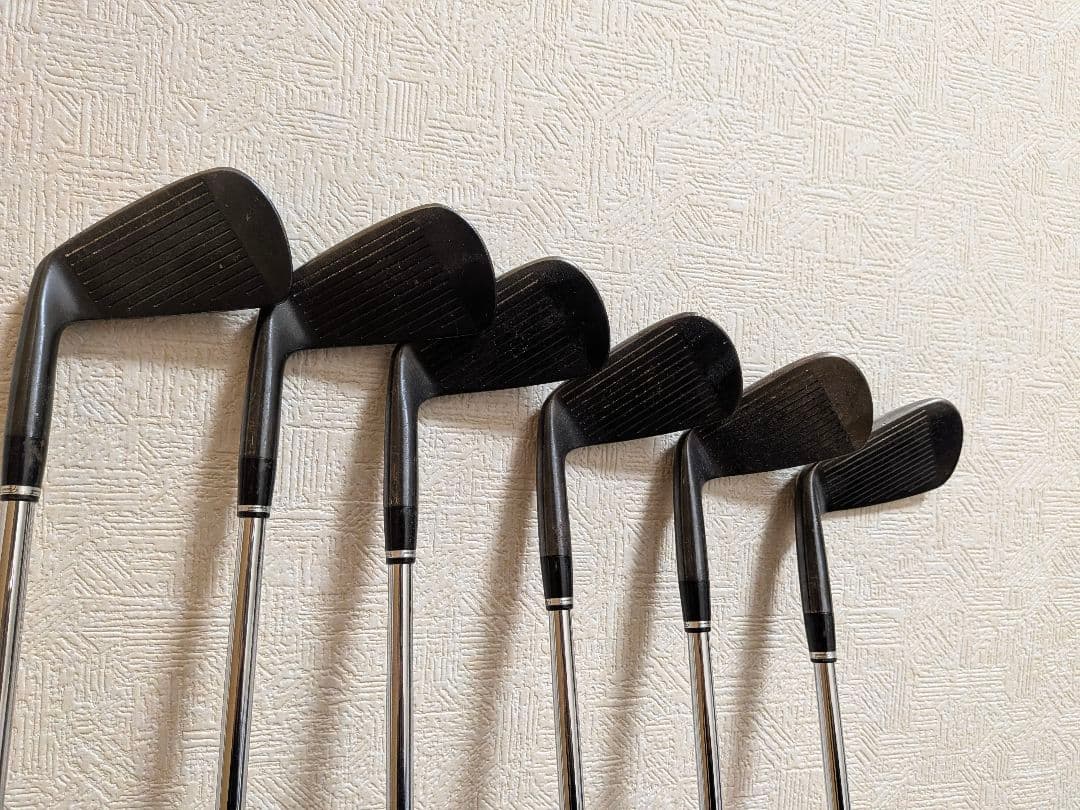 藤本技工マッスルバックアイアン　ノーメッキ6本セット