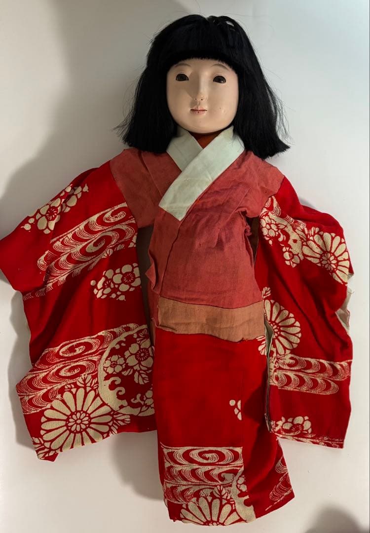 市松人形　音羽　５２cm 在銘　アンティークドール