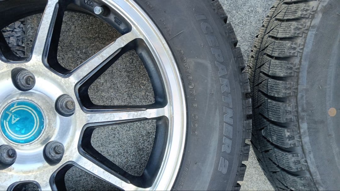 16インチ スタッドレス タイヤホイールセット 205/60R16 4本 送料込