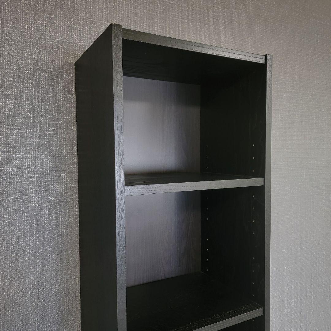 HIRO IKEA BILLY ビリー本棚, ブラック オーク調,