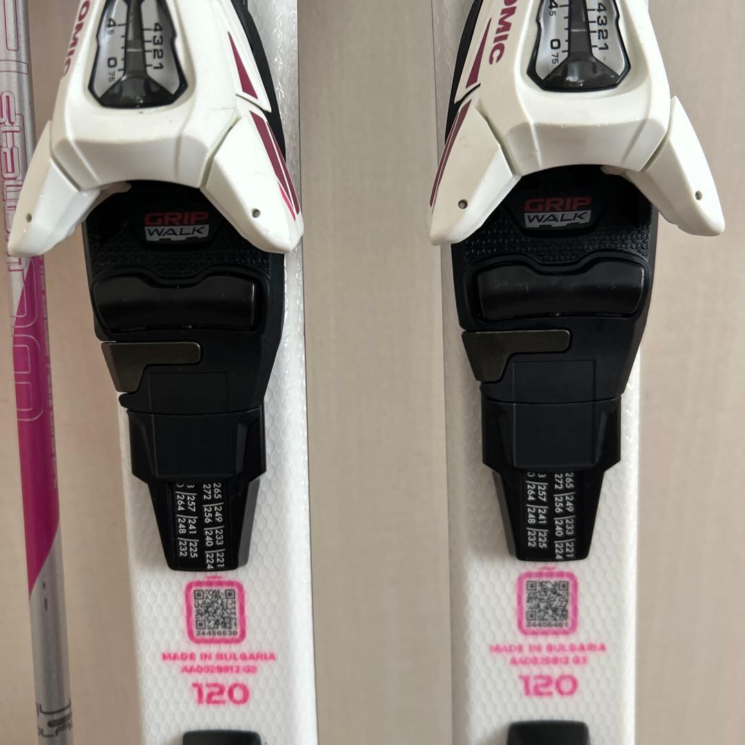 ATOMIC スキー板120 ポールセット