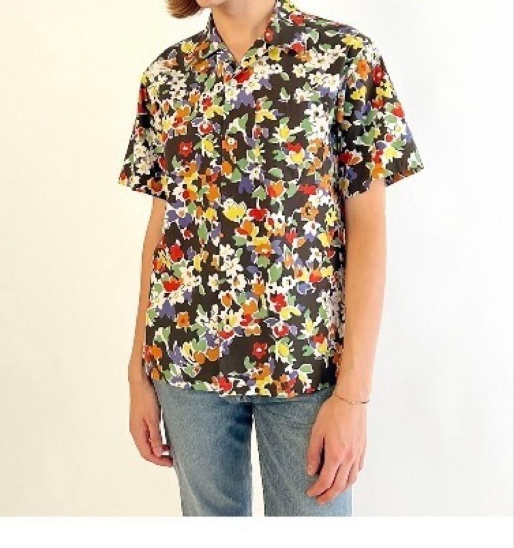 STUDIO SEVEN Big Flower Print Shirt サイズL