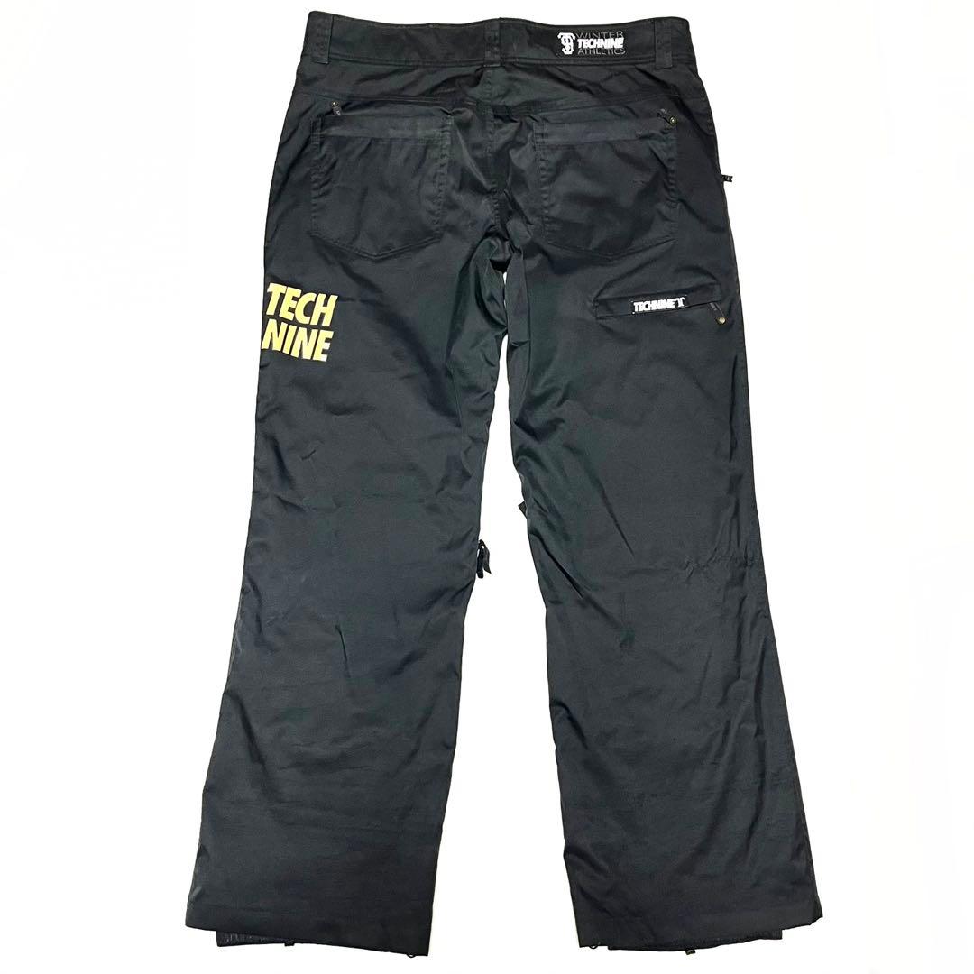 ■TECHNINE・テックナイン■スノーボードパンツ・XLサイズ・ブラック