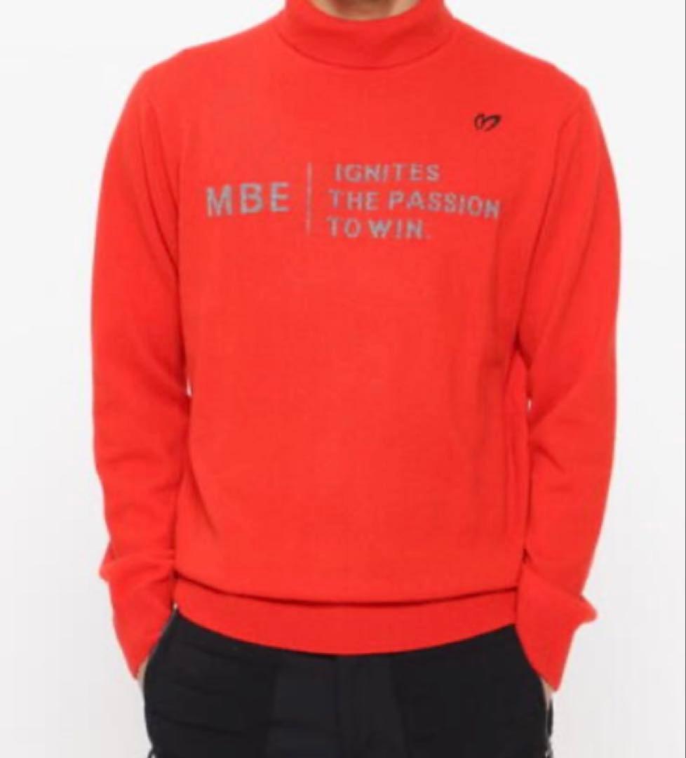 新品 パーリーゲイツ マスターバニー カシミヤ100％ ニット (6)LL/赤