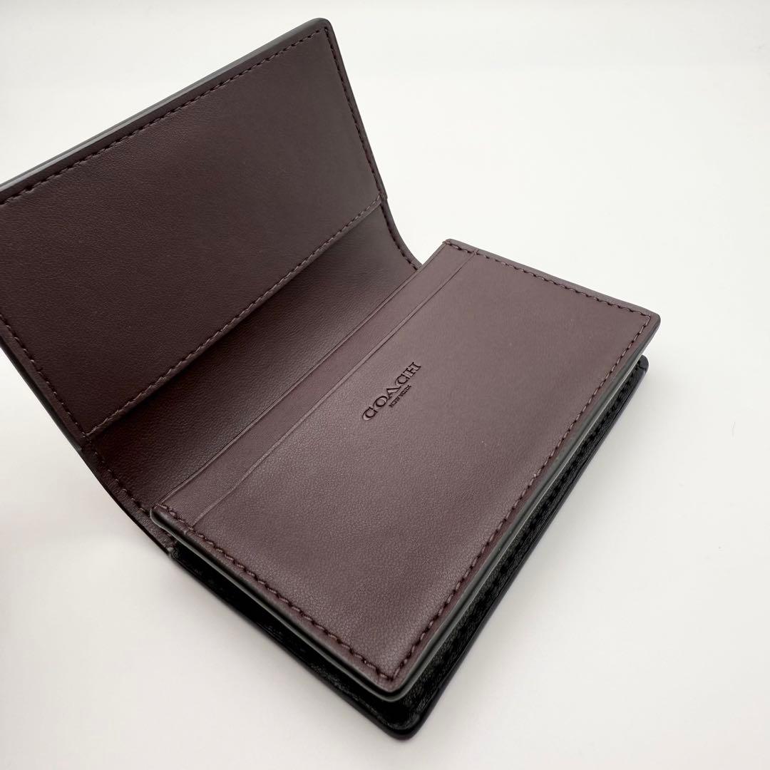 COACH ★大人気★ ビジネス カードケース シグネチャー 名刺入れ 新品
