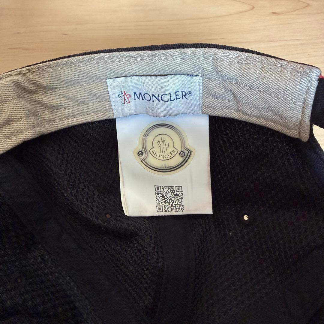 MONCLER ネイビー ベースボールキャップ