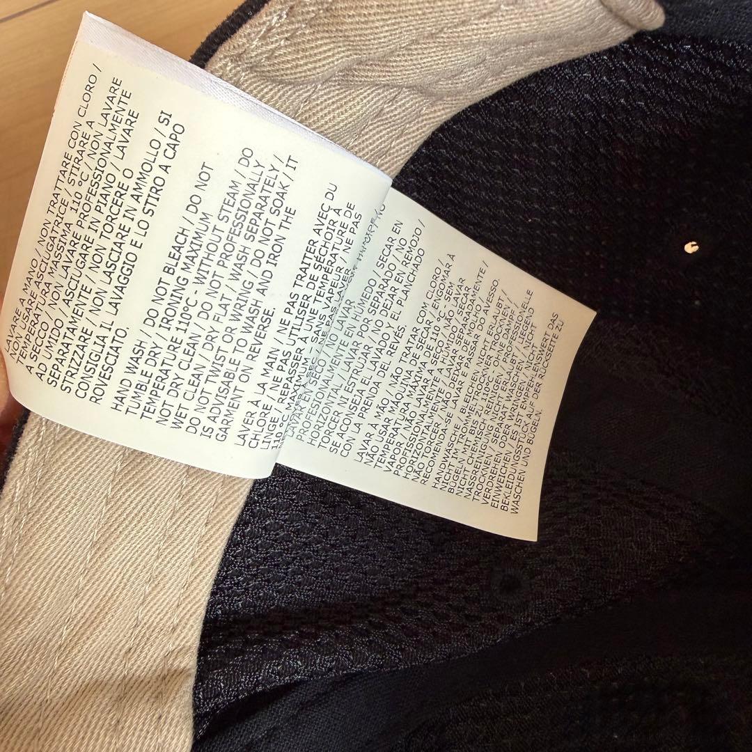 MONCLER ネイビー ベースボールキャップ