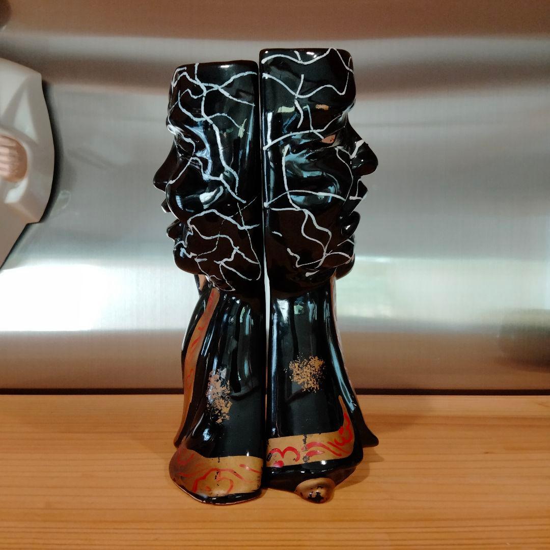 ペ*ン様 50s ツーフェイス　壁掛け　two face ビンテージ　ロカビリー