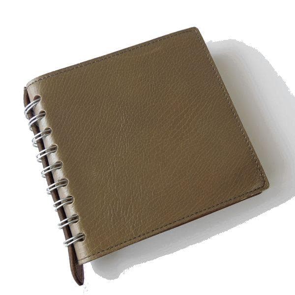 未使用 Felisi フェリージ ノート＆レザーカバー 455/A オリーブ