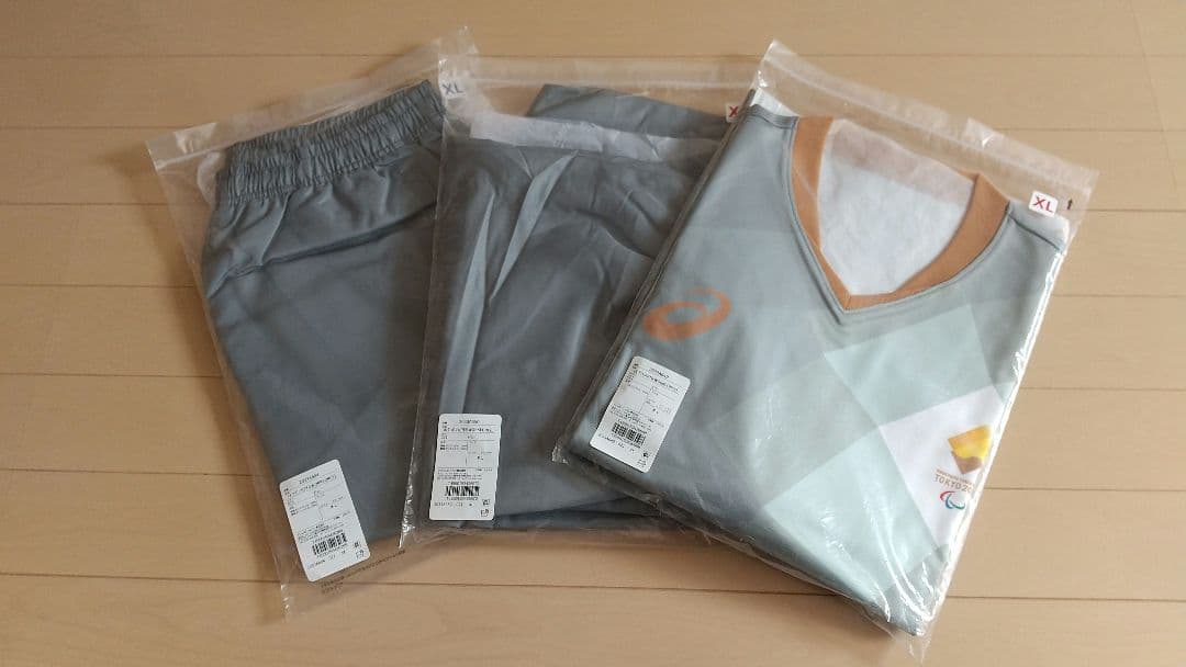 東京2020 パラリンピック 聖火リレー スタッフウェア (XL) 3点セット