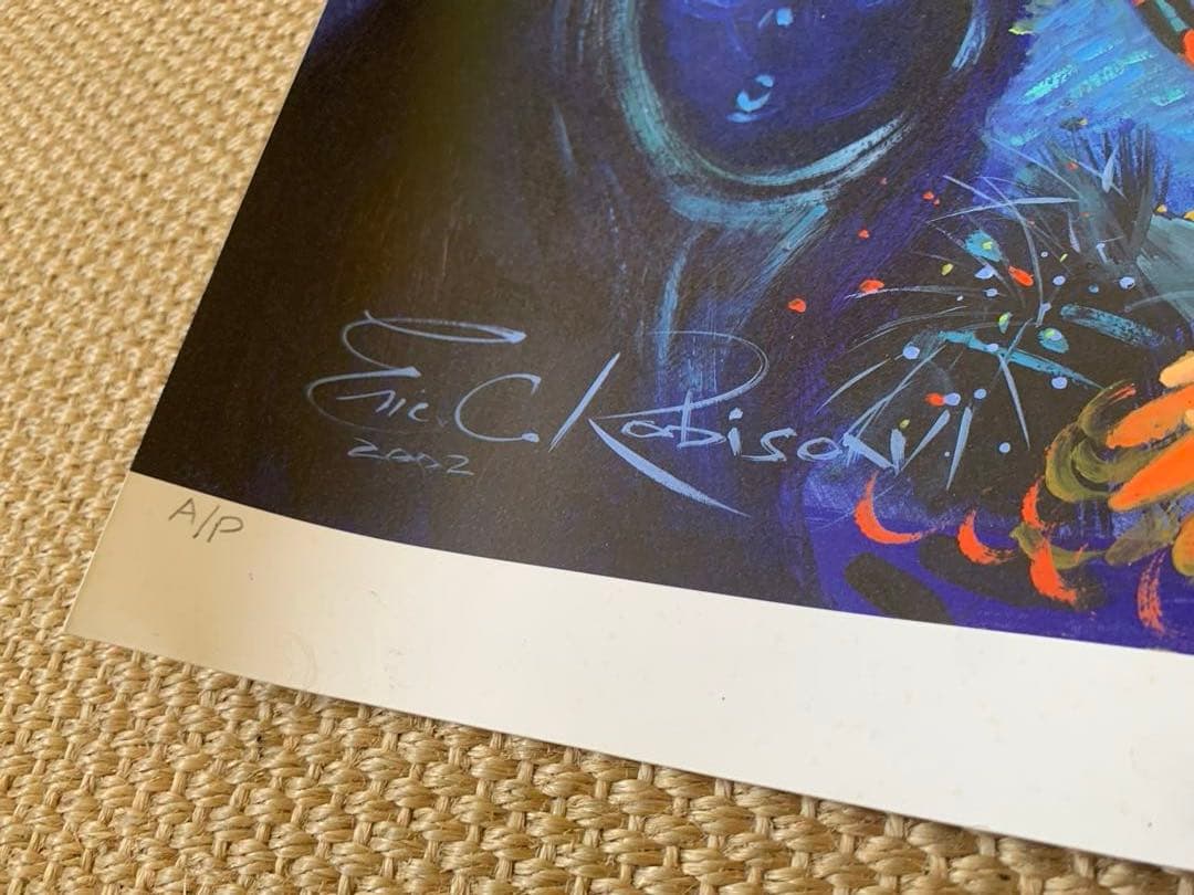 ディズニー　アート　 ナイトメアビフォアクリスマス リトグラフ