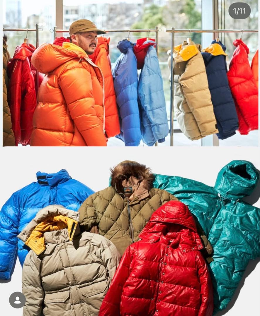 L.L.Bean エルエルビーン　ダウンジャケット　筆記体タグ　60s 70s