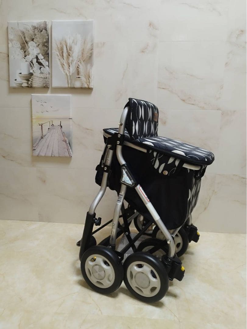 シルバーカー 【幸和製作所】　ルーティⅡ ブラック