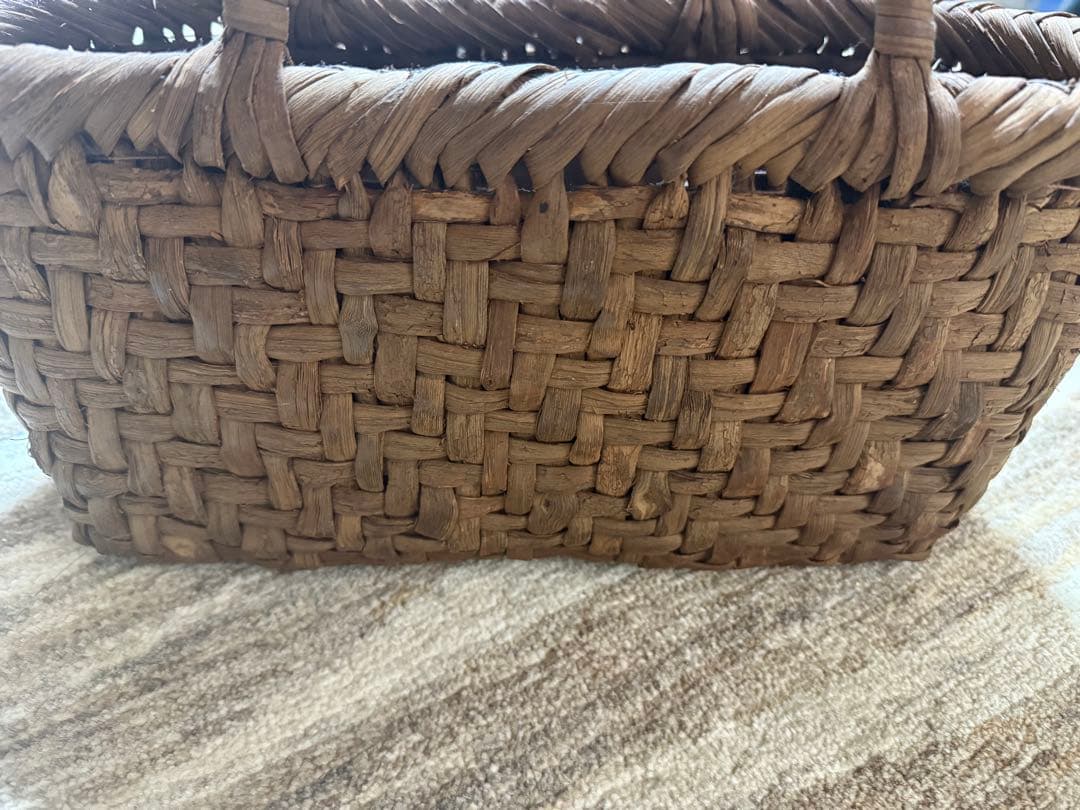 天然素材 かごバッグ ブラウン