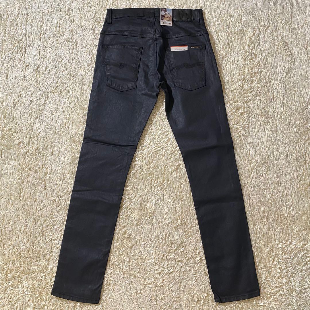 【新品】ヌーディージーンズ デニム THIN FINN 黒 W30 L32