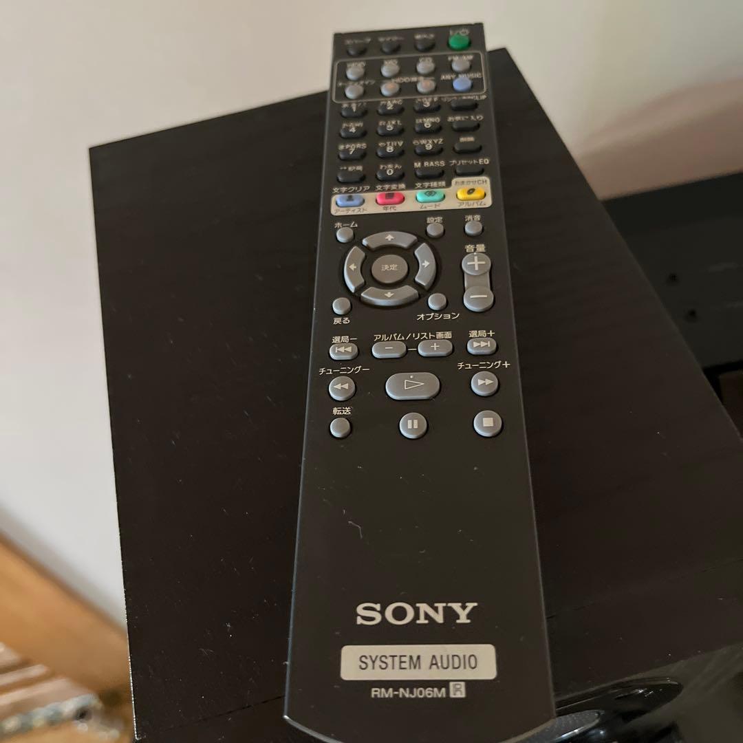 K*i様 SONY HDDコンポ カラー液晶 リモコン付 HCD-M700HD