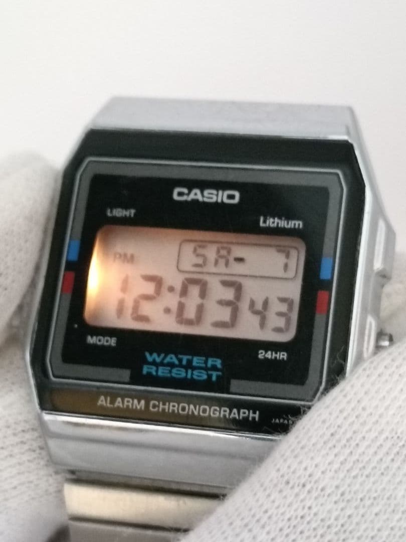 【希少・当時物】CASIO A156W 豆電球ライト 稼働品 ヴィンテージ